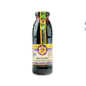 Afine de padure presate la rece cu miere de salcam 400g