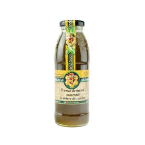 Frunze de menta macerate in miere salcam 400g