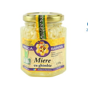 Miere cu ghimbir si miere de salcam 240g