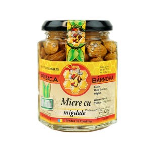 Miere cu migdale si miere de salcam 320g