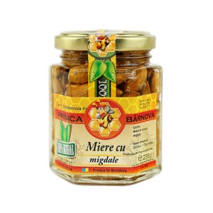 Miere cu migdale si miere de salcam 250g