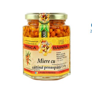 Miere cu catina proaspata si miere de salcam 330g