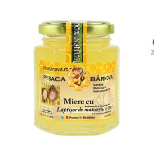 Miere cu laptisor de matca pur 5% 250g