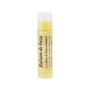 Balsam de buze trandafir ceara si laptisor de matca