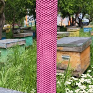Lumanare cununie liliac faguri 40*5 cm