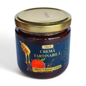Ciocolată tartinabilă Capsuni & Miere - Rawe BeeSweeet Antioxidant - 220g