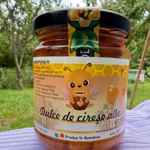 Dulceata de cirese albe doar cu miere 250g
